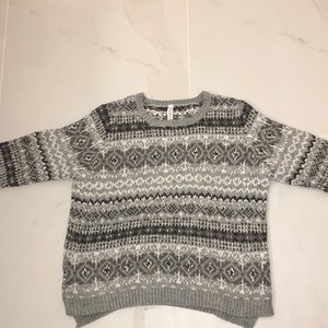 Aeropostale Grey Knit Sweater